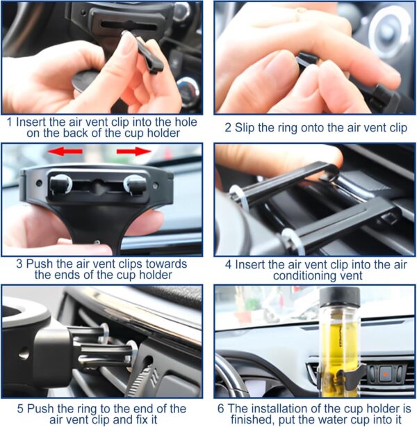 71puaSr3KSL._AC_SL1500_.jpg ASelected 2 PCS cup holder car cup holder car universal can holder expander cup holder for car cup holder for coffee cups drinks ashtrays
