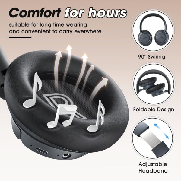 71qNTE4sgtL._AC_SL1500_.jpg BERIBES Upgraded Hybrid Active Noise Cancelling Headphones with Transparent Modes,70H Playtime Bluetooth Headphones Wireless Bluetooth with Mic, Deep Bass,3.5MM Cable,Soft-Earpads,Fast Charging-Black