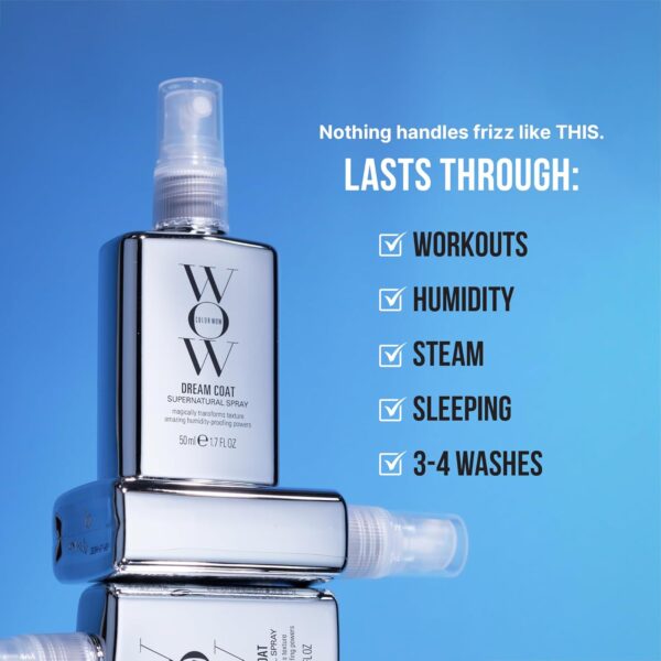 71qTIfRdLbL._SL1500_.jpg COLOR WOW Dream Coat Anti-Humidity Treatment Spray – Anti-Frizz Hair Smoothing Spray with Built-in Heat Protectant, Award-Winning Leave In Treatment for Glassy Smooth, Shiny Styles up to 3-4 Washes