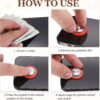 71qXrKoU1iL._AC_SL1500_.jpg PATIKIL 4 Pcs Mobile Phone Game Joystick, Frosted Spiral Game Control Touch Screen Joystick with Storage Box for Mobile Tablet Smart Phone, Black