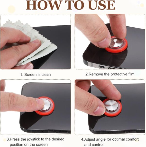 71qXrKoU1iL._AC_SL1500_.jpg PATIKIL 4 Pcs Mobile Phone Game Joystick, Frosted Spiral Game Control Touch Screen Joystick with Storage Box for Mobile Tablet Smart Phone, Black