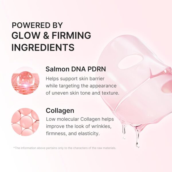 medicube Jelly Gel Mask with Salmon DNA PDRN Pink Collagen | Overnight Face Mask for Glass Glow Skin | Elasticity, Hydrating, Firming and Moisturizing | Korean Skincare, 28g x 4ea