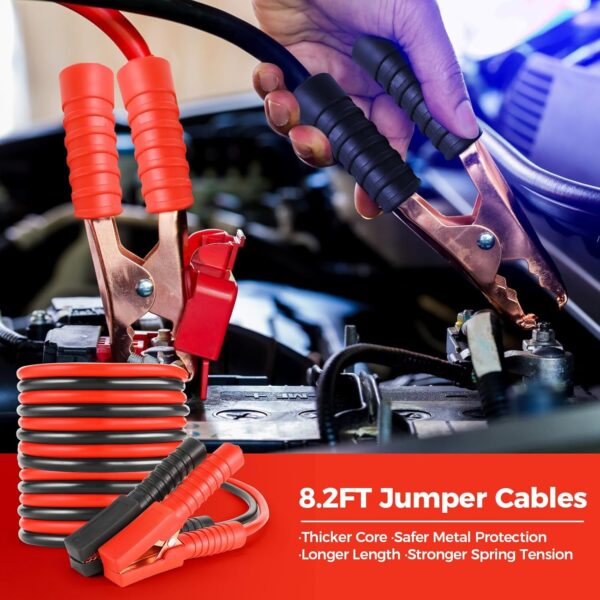 71qjNg1-CL._AC_SL1500_.jpg Emergency Breakdown Kit, 76 in 1 Multifunctional Roadside Assistance Car Breakdown Kit with Jumper Cables, Tow Rope, Triangle, Flashlight, Safety Hammer, etc