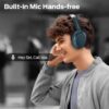Monster Persona 3rd ANC Bluetooth Headphones, Over Ear Headphones with Bluetooth 5.4, 70 Hours Playtime, Noise Cancelling Headphone with Mic, Foldable Lightweight Headset, Comfort Fit, Blue