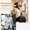 71r5qG0sR6L._AC_SL1500_.jpg PATIKIL Bling Lanyard, Rhinestone Crystal Lanyard Chain Diamond Neck Strap Keychain with Metal Clasp & Keyring