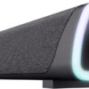 71rGPjKRwJL._AC_SL1500_.jpg Trust Liro Soundbar PC Speaker 12W, Compact Stereo Sound Bar with RGB LED Lights, 3.5mm AUX Cable Connection, USB Powered PC Speakers for Computer Laptop Desktop Tablet Smartphone TV, Black