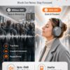 71rKs54uNrL._AC_SL1402_.jpg Wentronic Y05 Bluetooth Over-Ear Headphones with Active Noise Cancelling, Hi-Res Audio, 48H Playtime, Built-in Mic, Wired/Wireless, Works with iOS, Android & PC, Grey