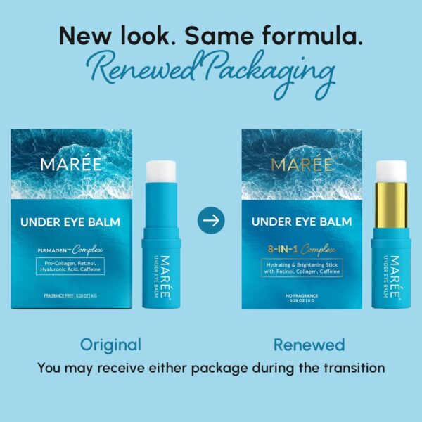 71rmzblaQSL._SL1500_.jpg MAREE Under Eye Balm Stick Hydrating – Retinol Caffeine Under Eye Brightener Stick for Older Women – Collagen Undereye Cream for Dark Circles & Wrinkles – Skin Care Treatment Moisturizer