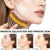 Facial Lymphatic Drainage Brush, Contour Face Massager for Chin & Neck, Soft Bristles for All Skin Types, Ergonomic Beauty Tool with Portable Case
