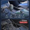 SUPERONE Retractable Car Charger, [Ultra-Compact] 6-Port Car Charger USB C, Phone Car Chargers Fast Charging with USB C & Apple Cable, Car Accessories Phone Chargers for 17/16/15/14/13/12 Series