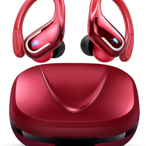 71t2rkaOMSL._AC_SL1500_.jpg Wireless Earbud, 75Hrs Bluetooth 5.4 Headphones IP7 Waterproof for Sport, Running Wireless Earphones with ENC Noise Canceling Mics, Deep Bass Over Ear bud with Earhooks for Android, iOS, Workout, Gym