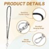71tx8Q49ZaL._AC_SL1500_.jpg PATIKIL Bling Lanyard, Rhinestone Crystal Lanyard Chain Diamond Neck Strap Keychain with Metal Clasp & Keyring