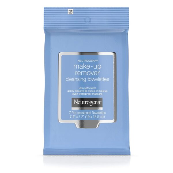 71uHTI04dKL._SL1500_.jpg Neutrogena Make-Up Remover Cleansing Towelettes, 7 Count, Packaging May Vary