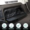 METYOUCAR Car Trunk Organizer Compatible with LR Discovery 5 2017-2024 L462 Trunk Left Side Storage Bag with Multifunctional Large Capacity Stable Collapsible (Black)