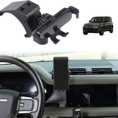 71ur-7qnPQL._AC_SL1500_.jpg METYOUCAR Car Phone Holder for LR Defender 90 110 130 2020-2023 Rotatable Fixed Phone Holder for Car Fit for iPhone Android and Universally Smartphones Mount(SE/HSE model)