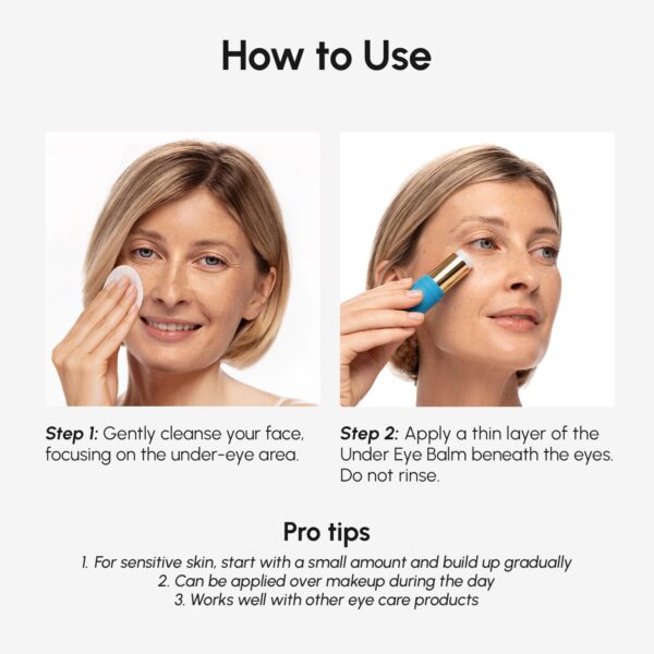 71w3do2yXnL._SL1500_.jpg MAREE Under Eye Balm Stick Hydrating – Retinol Caffeine Under Eye Brightener Stick for Older Women – Collagen Undereye Cream for Dark Circles & Wrinkles – Skin Care Treatment Moisturizer