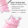 medicube PDRN Collagen Gua Sha Neck Wrinkle Cream | Built-In Gua Sha Massager with Volufiline 5% | Firming, Contour Care for the Look of Fine Lines, Jawline, Neck, Décolleté | Korean Skincare, 3.17 oz
