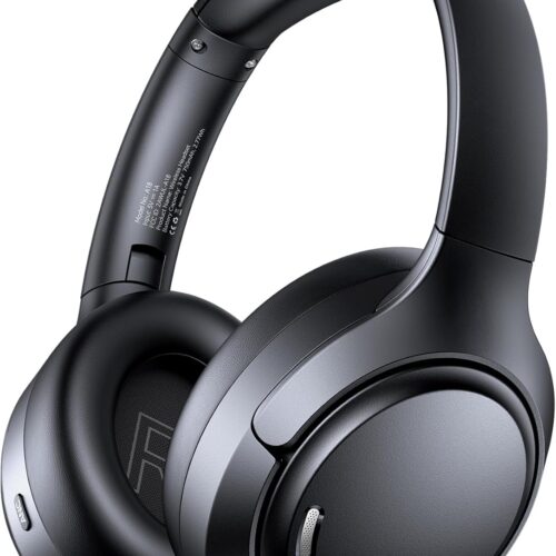 71wowM5o5L._AC_SL1500_.jpg Hybrid Active Noise Cancelling Bluetooth 6.0 Headphones 120H Long Playtime, 6 ENC Mic, Over Ear Headphones Wireless, Hi-Res Audio, Memory Foam Earcup, Transparency Mode ANC Headphone for Travel Office