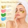 71wuyTYD7sL._SL1500_.jpg Under Eye Patches, 40 Pairs Eye Mask for Dark Circles, Puffy Eyes, Undereye Bags,Wrinkles,Eye Mask Patches with 24K Gold, Hyaluronic Acid,Rose & Aloe Vera, Eye Treatment Skin Care for Men & Women Gift