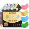 71xtnK91oBL._SL1500_.jpg Under Eye Patches, 40 Pairs Eye Mask for Dark Circles, Puffy Eyes, Undereye Bags,Wrinkles,Eye Mask Patches with 24K Gold, Hyaluronic Acid,Rose & Aloe Vera, Eye Treatment Skin Care for Men & Women Gift