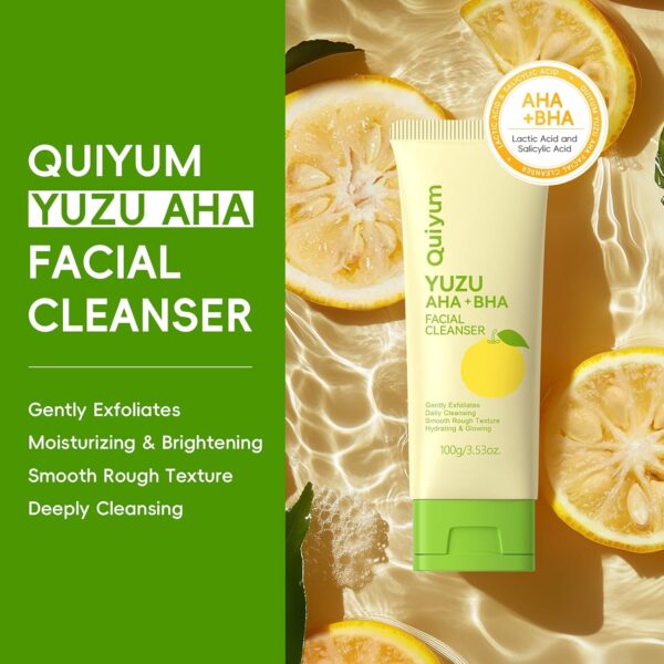 71yFmtqXAmL._SL1500_.jpg QUIYUM Skin Care Set, Fruit Women Birthday Christmas Beauty Gift Sets, Skin Care Kit with Cleanser, Serum, Eye Cream, Face Cream Travel Kit for Women, Gentle, Full Sizes 4pcs, Stocking Stuffers