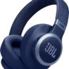 JBL Live 770NC - Wireless Over-Ear Headphones with True Adaptive Noise Cancelling with Smart Ambient, Up to 65 Hours of Battery Life, Comfort-fit Fabric Headband & Carrying Pouch (Blue)