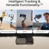 71zGlJmxtdL._AC_SL1500_.jpg DJI Osmo Mobile 7P Gimbal Stabilizer for iPhone, Android, Native Tracking, Lighting, 3-Axis Phone Gimbal, Quick Launch, One-Tap Edit, Built-in Extension Rod & Tripod, 10hrs Use, Phone Charging