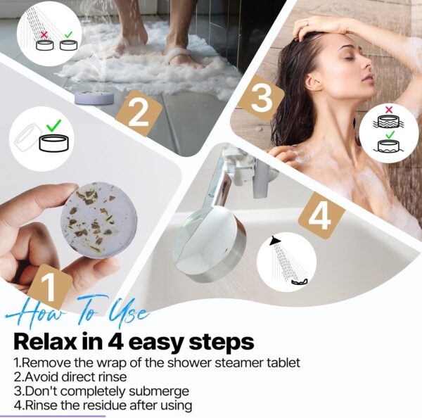71zNvoWJsOL._AC_SL1500_.jpg Shower Steamers Aromatherapy Birthday Gifts for Women - SWCANDY 8 Pcs Travel Essentials, Hotel Shower Spa Holidays Mom Wife Grandma Sister Her Self Care Relaxation with Natural Essential Oils Home