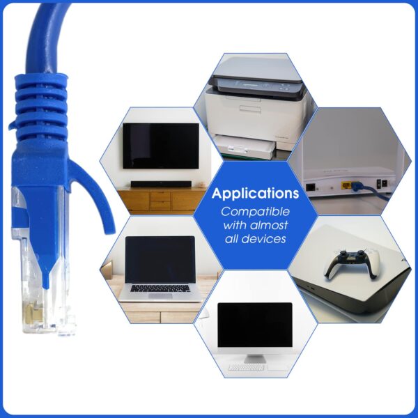 71zSLj5IikL._SL1500_.jpg MSC Cat5e ethernet cable Ethernet Cable/Internet Cable LAN RJ45 Connector Snagless Broadband Patch Cable Fire stick, Smart TV, PC, Laptop cables/accessories(1m, 2m, 3m, 5m, 10m, 20m Blue) 2m