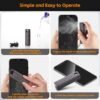 Alyvisun Screen Cleaner Kit (Liquid NOT Included), 3 in 1 Screen Cleaner Tool with Microfiber Cloth, Portable Refillable Laptop Screen Cleaner Spray Bottle for Phone/TV/Monitor/Computer/Car Screen