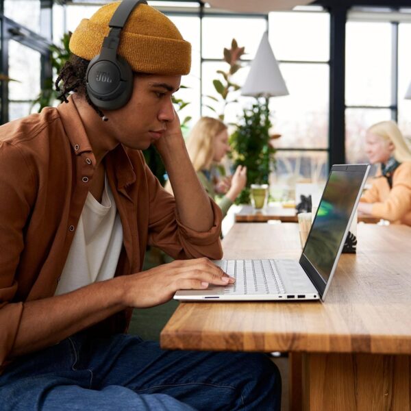 81pilXt-TL._AC_SL1500_.jpg JBL Tune 770NC - Adaptive Noise Cancelling with Smart Ambient Wireless Over-Ear Headphones, Bluetooth 5.3, Up to 70H Battery Life with Speed Charge, Lightweight, Comfortable & Foldable Design (Black)