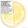 Garnier Micellar Water with Vitamin C, Facial Cleanser & Makeup Remover, Brightening & Hydrating, For All Skin Types, Vegan, Cruelty Free, 13.5 Fl Oz (400mL), 1 Count