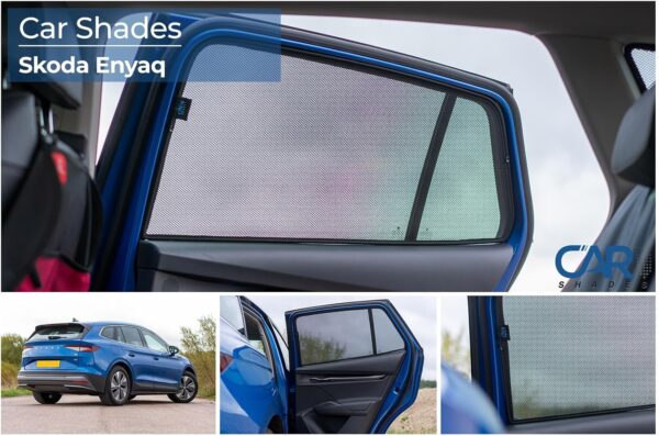 81-GlIVMG7L._AC_SL1500_.jpg Set Car Shades (rear side doors) compatible with Skoda Enyaq iV 2020- excl. Coupe (2-pieces) Custom-Fit Sunshades for Cars