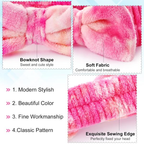 81-HRnrR39L._SL1500_.jpg Wteehn 6pcs Headband and Wristband for Face Washing, Makeup Spa Skincare Headband, Skin Care Face Wash Headbands Wrist Bands Tools Set, for Women and Teen Girls Gifts