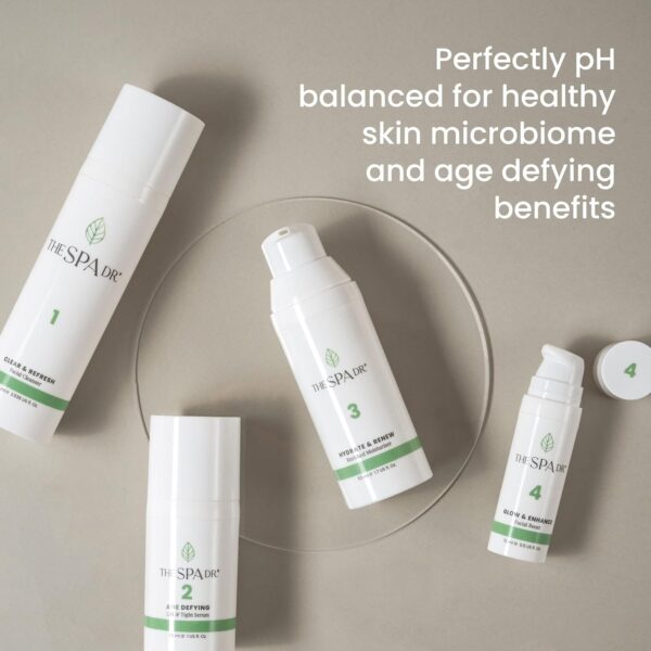 8109ts5aTL._SL1500_.jpg The Spa Dr. 4-Step Facial Kit for Women - 30 Day Supply Skin Care Kit - Anti Agin Facial Kit - Organic Skin Care - Perfectly pH Balanced