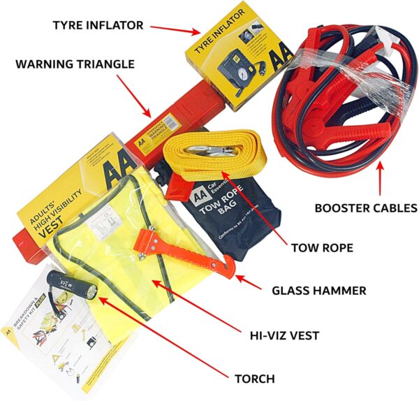 812YN-Rf6L._AC_SL1500_.jpg AA Breakdown & Safety Kit Plus, with Tyre Inflator