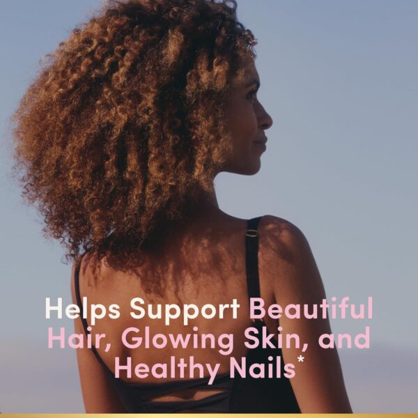 814MiDuRk9L._AC_SL1500_.jpg Nature’s Bounty Optimal Solutions Advanced Hair, Skin and Nails Pectin Gummies, 2x Biotin Per Serving, No Stick Gummy, Vegetarian Formula, Strawberry Flavor, 200 ct, 100 Total Servings