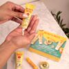 Burt's Bees Mothers Day Gifts Ideas - Essentials Everyday Set, 5 Travel Size Products - Deep Cleansing Cream, Hand Salve, Body Lotion, Foot Cream and Original Lip Balm