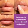 816vZm9R0dL._SL1500_.jpg Dermasuri - Lip Exfoliator Scrub & Moisturizer - Sugar Scrubs, Overnight Hydration & Softening - Brighten & Soften Dark Lips For Men & Women -Soothing Dryness -Coconut Passion Fruit Flavor - 20g/0.7oz