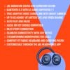 JBL Live 770NC - Wireless Over-Ear Headphones with True Adaptive Noise Cancelling with Smart Ambient, Up to 65 Hours of Battery Life, Comfort-fit Fabric Headband & Carrying Pouch (Blue)