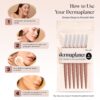 81B1el34ZPL._SL1500_.jpg Kitsch Dermaplane Razor for Women Face – Face Razors for Women & Men, Eye Brow Razors & Face Shaver – Exfoliating Facial Razor & Dermaplaner as Skin Care Tool for Smoother Skin - Terracotta, 6 pcs