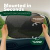 81BRqbadJrL._AC_SL1500_.jpg Car Window Shades For Baby • CERTIFIED UPF50+ UV Protection • DEKRA certified • Durable GSM105+ Nylon • Double Protection • Car Sun Shade For Baby • Universal Size