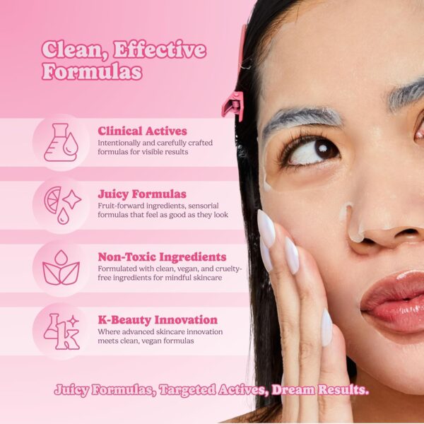 81BdYXcOhjL._SL1500_.jpg ESW Beauty Strawberries & Cream Soothing Korean Face Mask – Vitamin C, Centella & Vitamin E for Sensitive Skin, Hydration & Barrier Support – Skincare Gifts for Women
