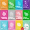 KONEUK 12 Pack Collagen Hydrating Face Masks Skincare, Sheet Face Mask for All Skin Types, Facial Masks Set for Women Skin Care, Face Mask Bulk Spa Gifts for Women