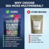 81CamZivNML._AC_SL1500_.jpg Clean Nutraceuticals Sea Moss Black Seed Oil Ashwagandha Turmeric Bladderwrack Burdock & Vitamin C Vitamin D3 with Elderberry Manuka Dandelion (120 Count (Pack of 1))