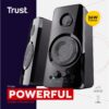 Trust Tytan 2.0 PC Speaker Set, USB Powered Sound System, Plug and Play Speakers, Bass Control, 36 W Peak Power, Wired Speakers for PC, Computer, Laptop, Tablet, Mac, Phone, Smartphone, TV - Black