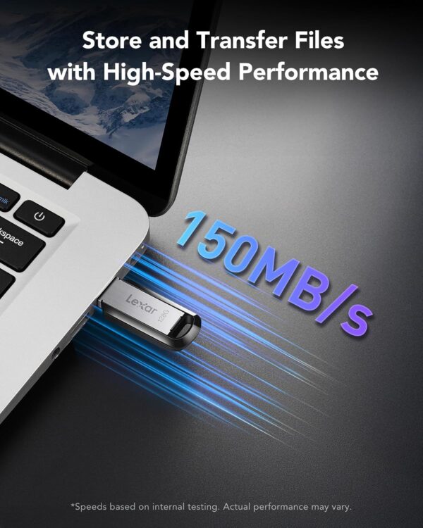 81I0RNnu8CL._AC_SL1500_.jpg Lexar JumpDrive 128GB USB 3.0 Flash Drive, Up to 150MB/s Read, USB Stick for Computer, External Storage Data, Photo, Video, Memory Stick for PC, Laptop, Car, TV