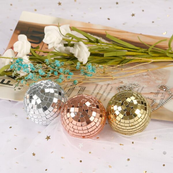 81KrV4PvsJL._AC_SL1500_.jpg Disco Car Mirror Hanger,Bling Car Charm,Disco Ball Accessory-2 inches (Silver)