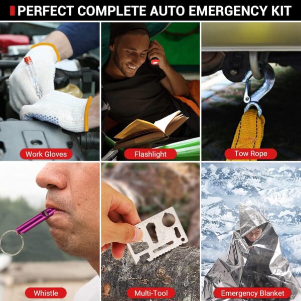 81PH-fu-HTL._AC_SL1500_.jpg Emergency Breakdown Kit, 76 in 1 Multifunctional Roadside Assistance Car Breakdown Kit with Jumper Cables, Tow Rope, Triangle, Flashlight, Safety Hammer, etc