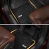 3W Floor Mats & Boot liner Fit for Volvo XC60 2019-2026, All Weather Dog Friendly TPE Car Mat, Waterproof Anti-Slip Easy to Clean Heavy Duty Trunk Mat Volvo Accessories